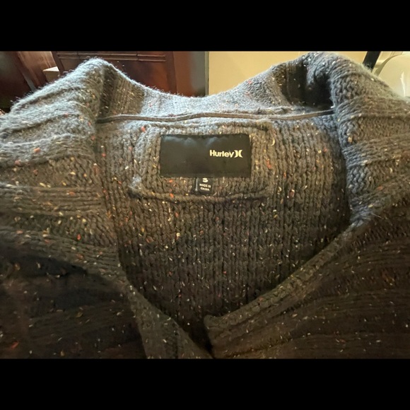 Hurley Gray/Blue Speckled Cozy Sweater - Picture 5 of 13